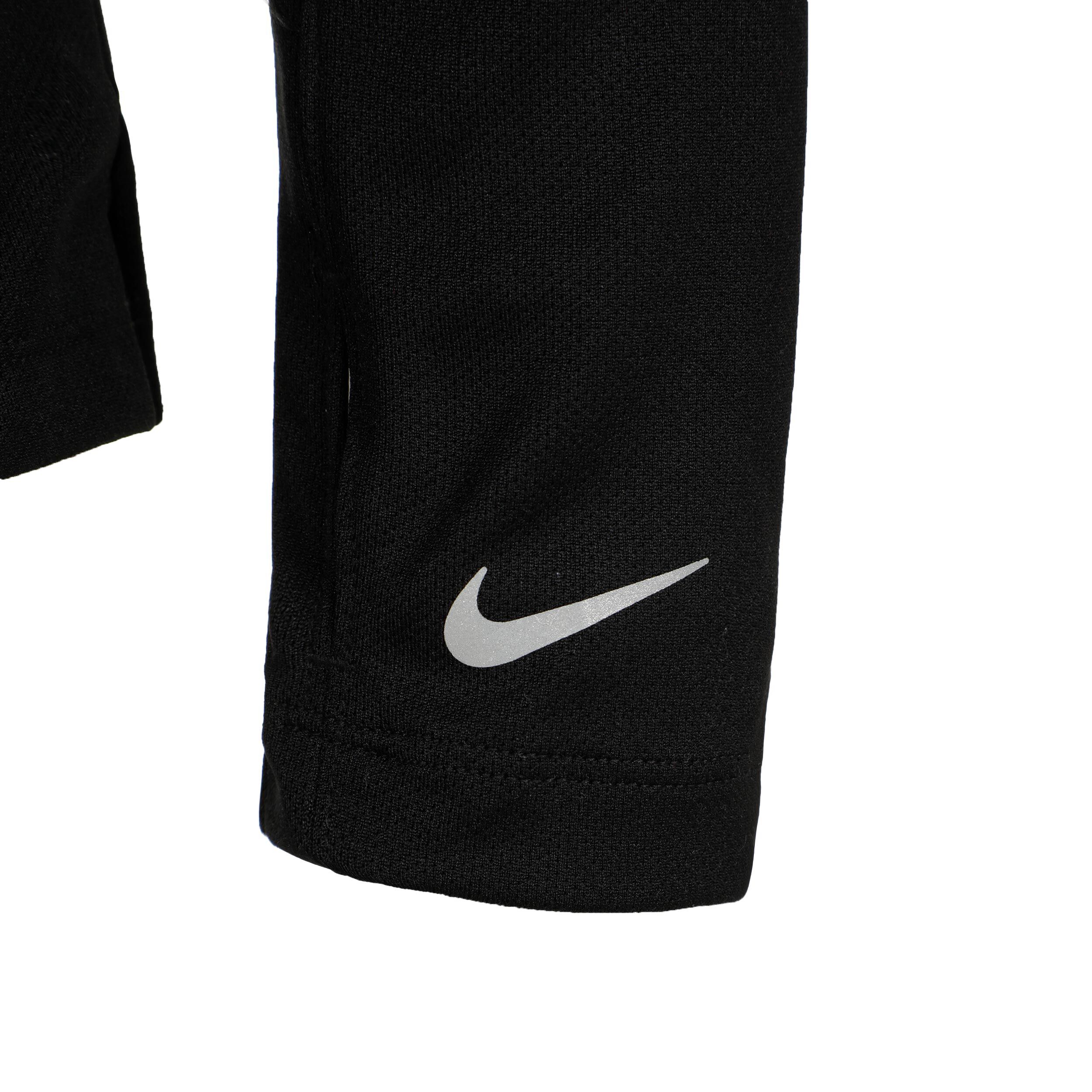 Dri-Fit UV Half-Zip Essential Longsleeve Jungen - Schwarz