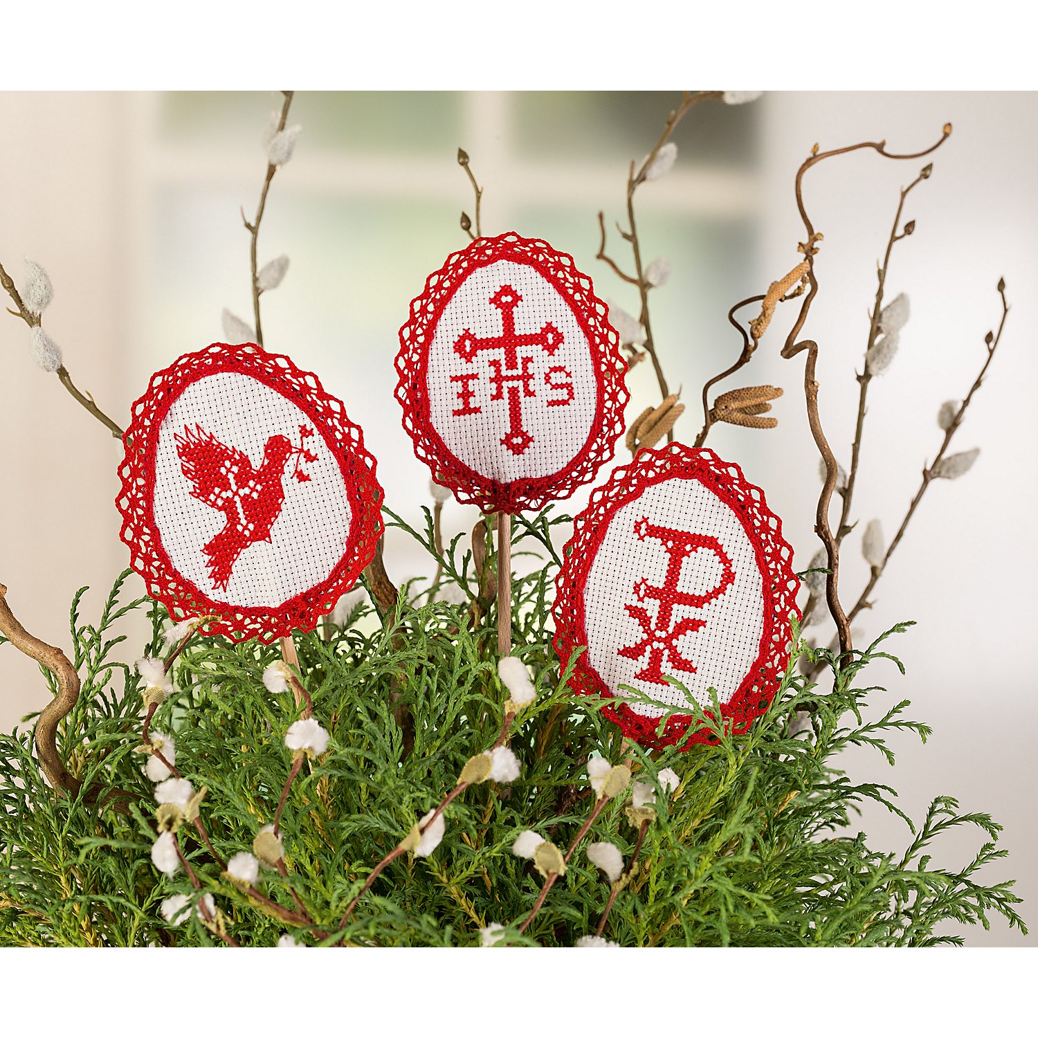 buttinette Palmstrauß-Stecker 