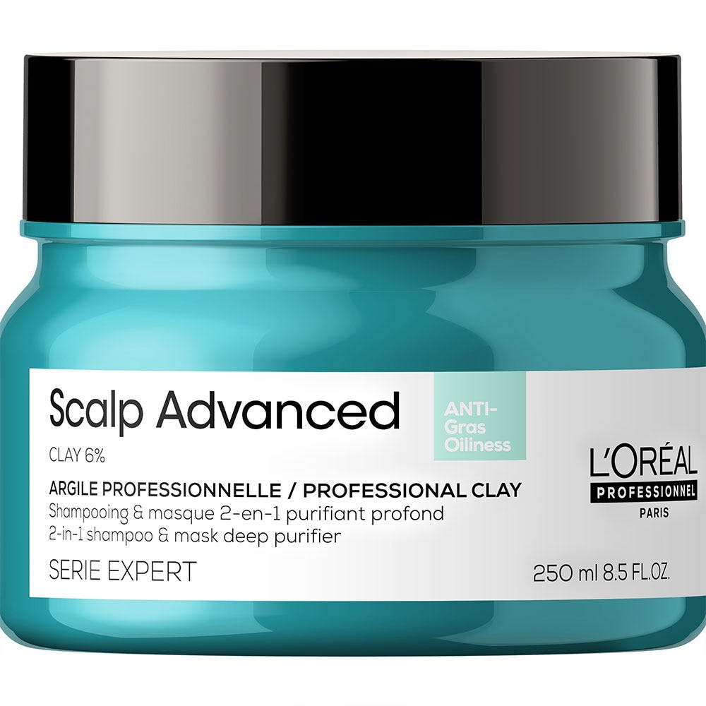 L'Oréal Professionnel Paris Série Expert Scalp Advanced Anti-Oiliness 2in1 Deep Purifier Clay 250 ml