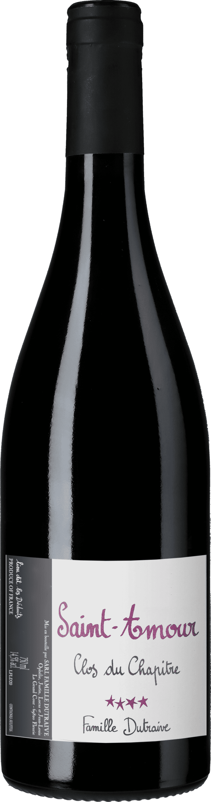Domaine de la Grand'Cour: Famille Dutraive - Beaujolais Saint Amour Clos du Chapitre 2020