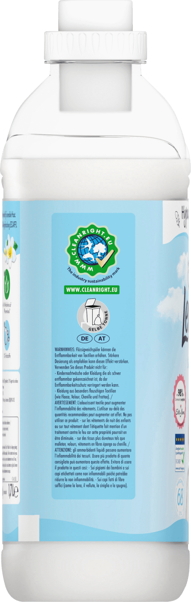 Weichspüler Sensitiv 68 WL, 1,7 l