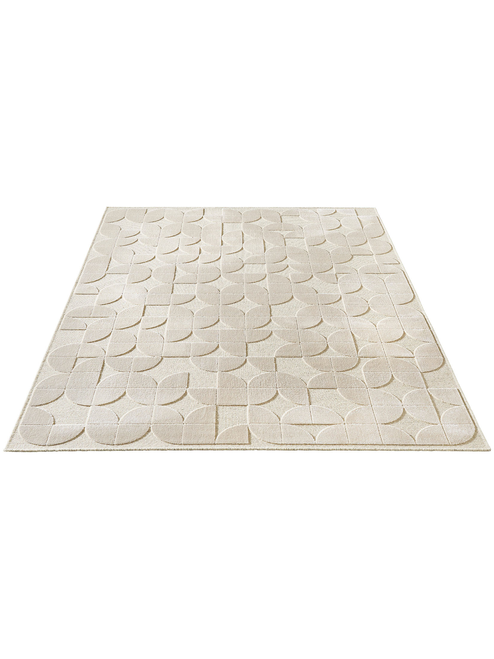 Butterfield Moderner Teppich, Creme
