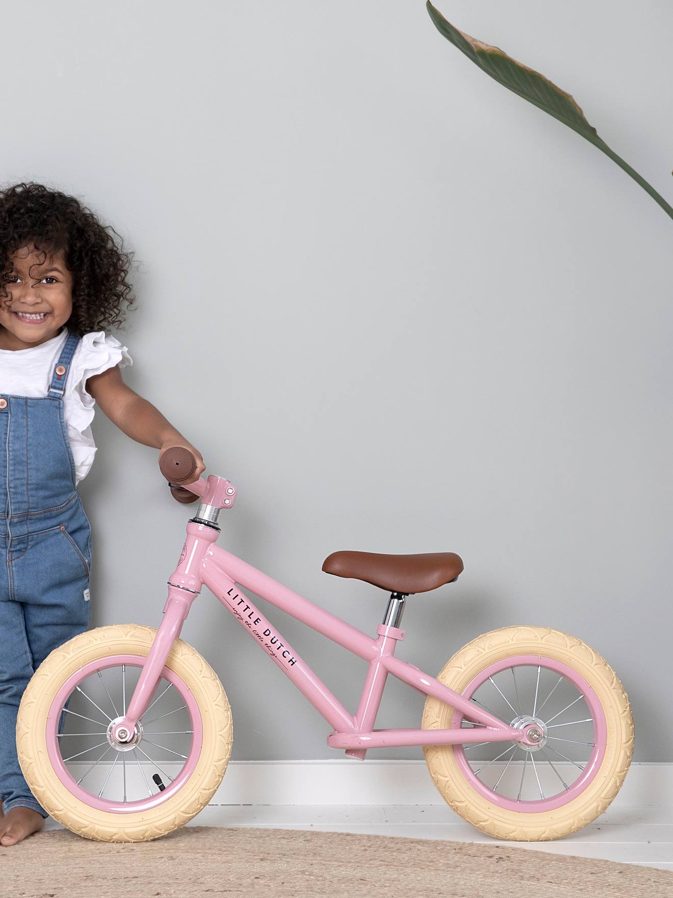 Vélo draisienne LITTLE DUTCH rose