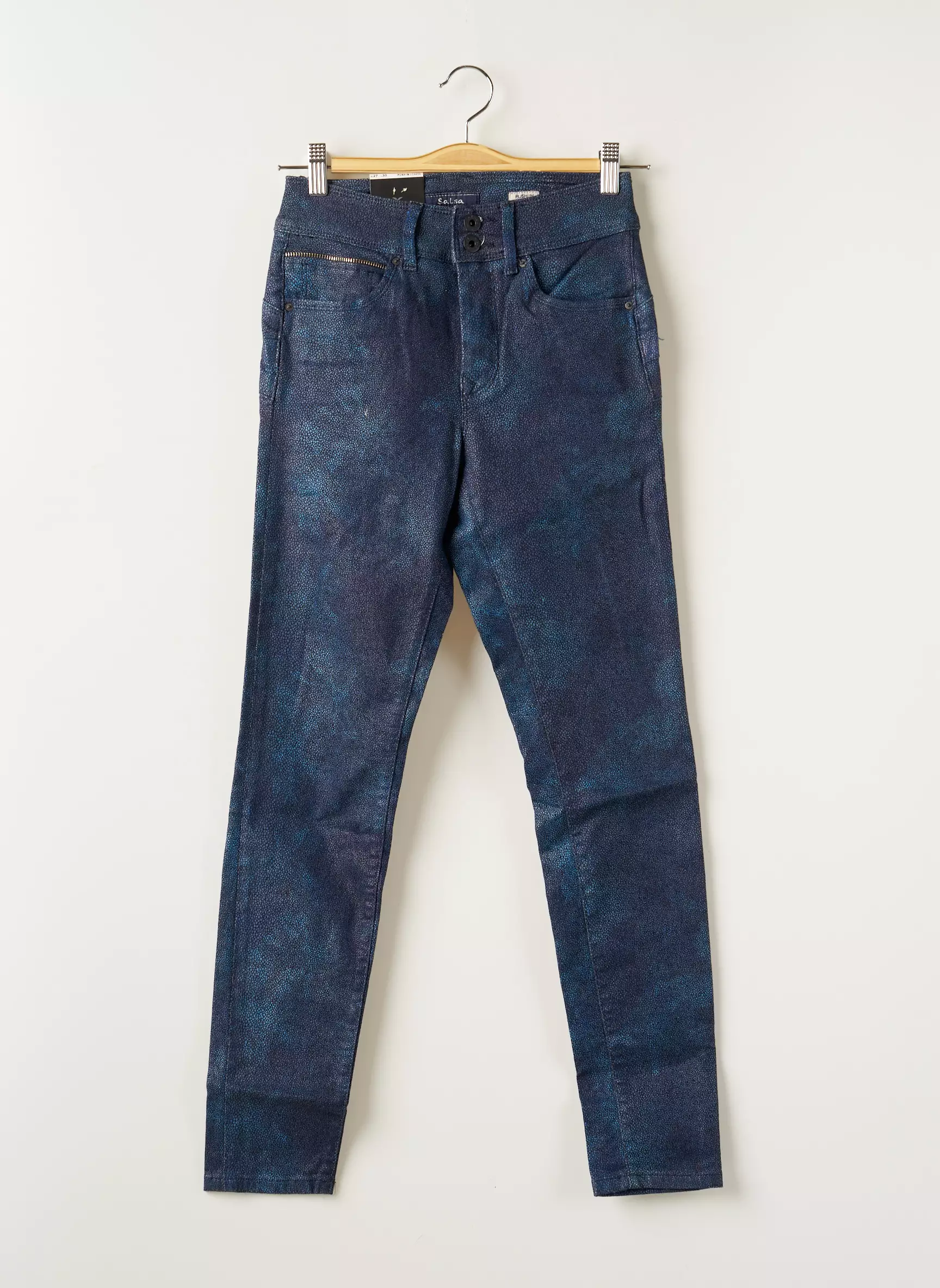 Salsa Pantalons Slim Femme couleur bleu