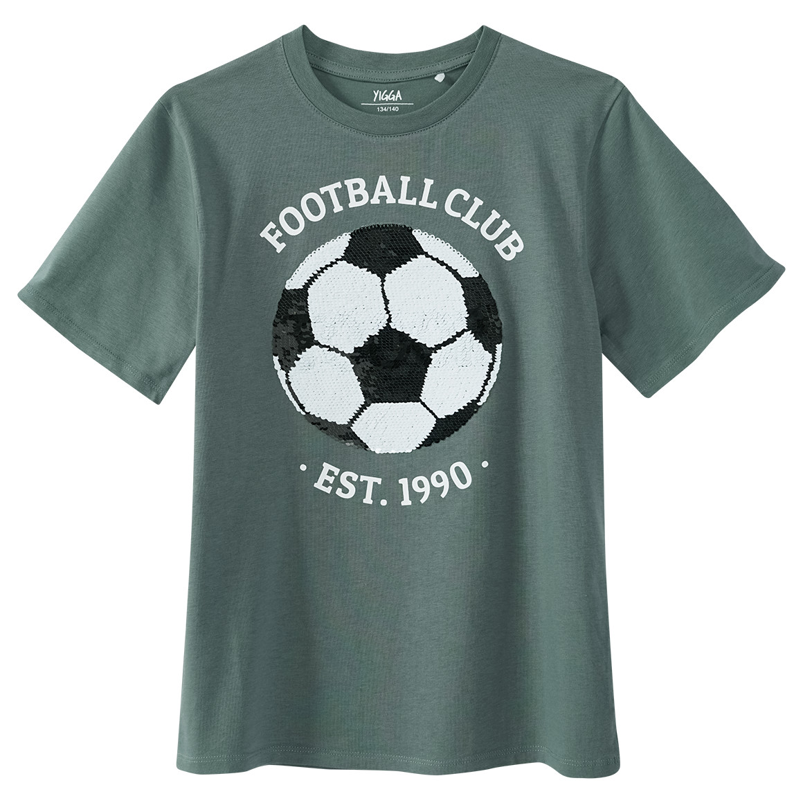 Jungen T-Shirt mit Wendepailletten