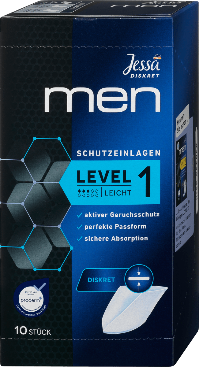 Einlagen Inkontinenz Men Level 1 Leicht, 10 St