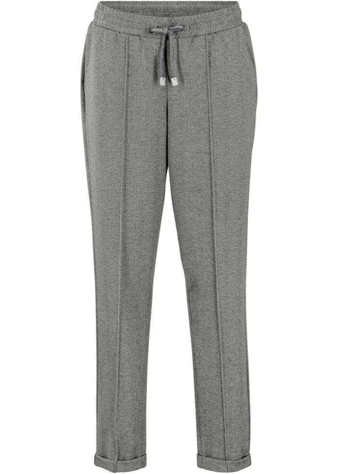 Schlupfhose mit Fischgratoptik