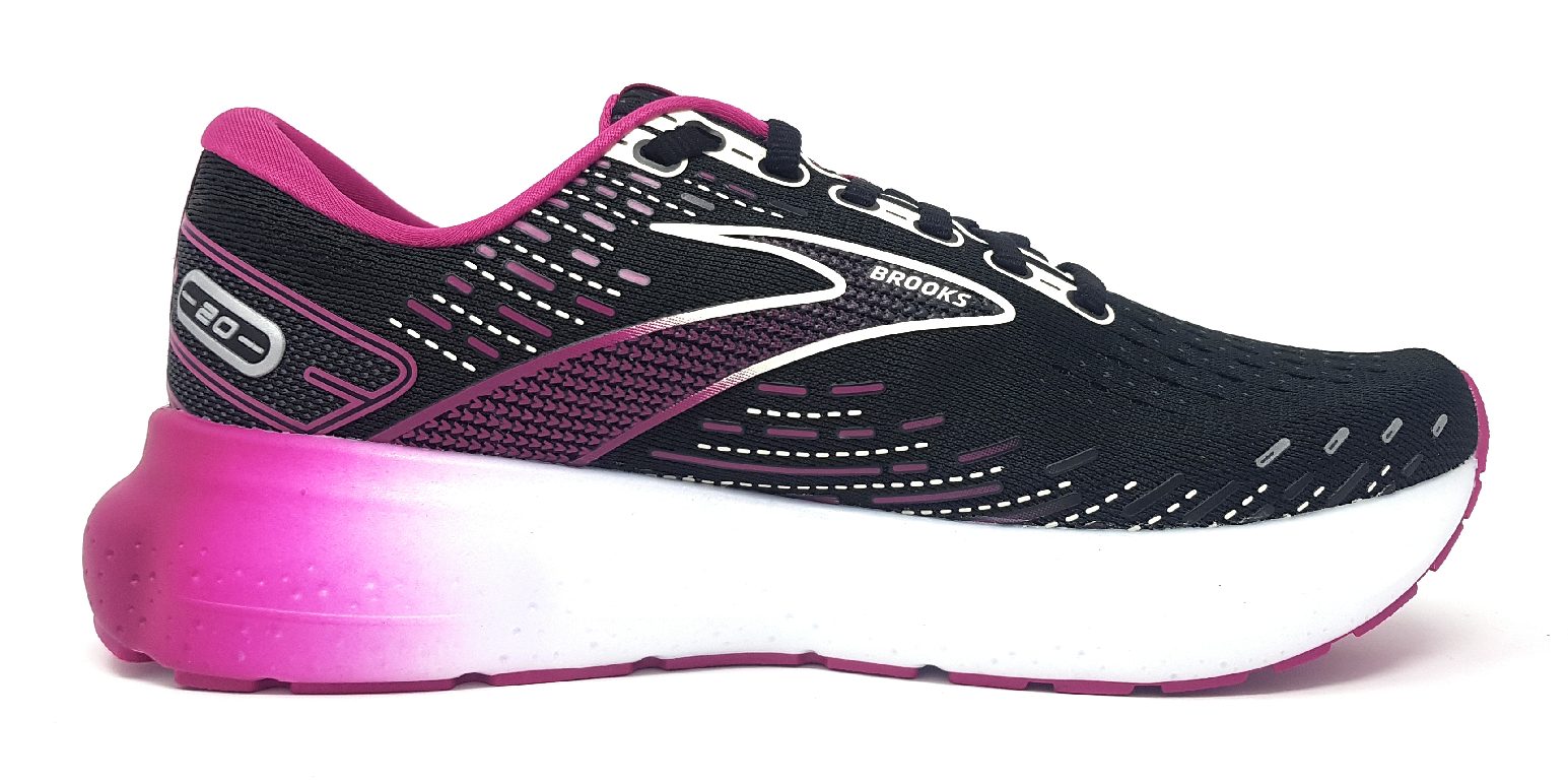 Brooks Glycerin 20 1203691B Schwarz 094 Black/Fuchsia/Linen