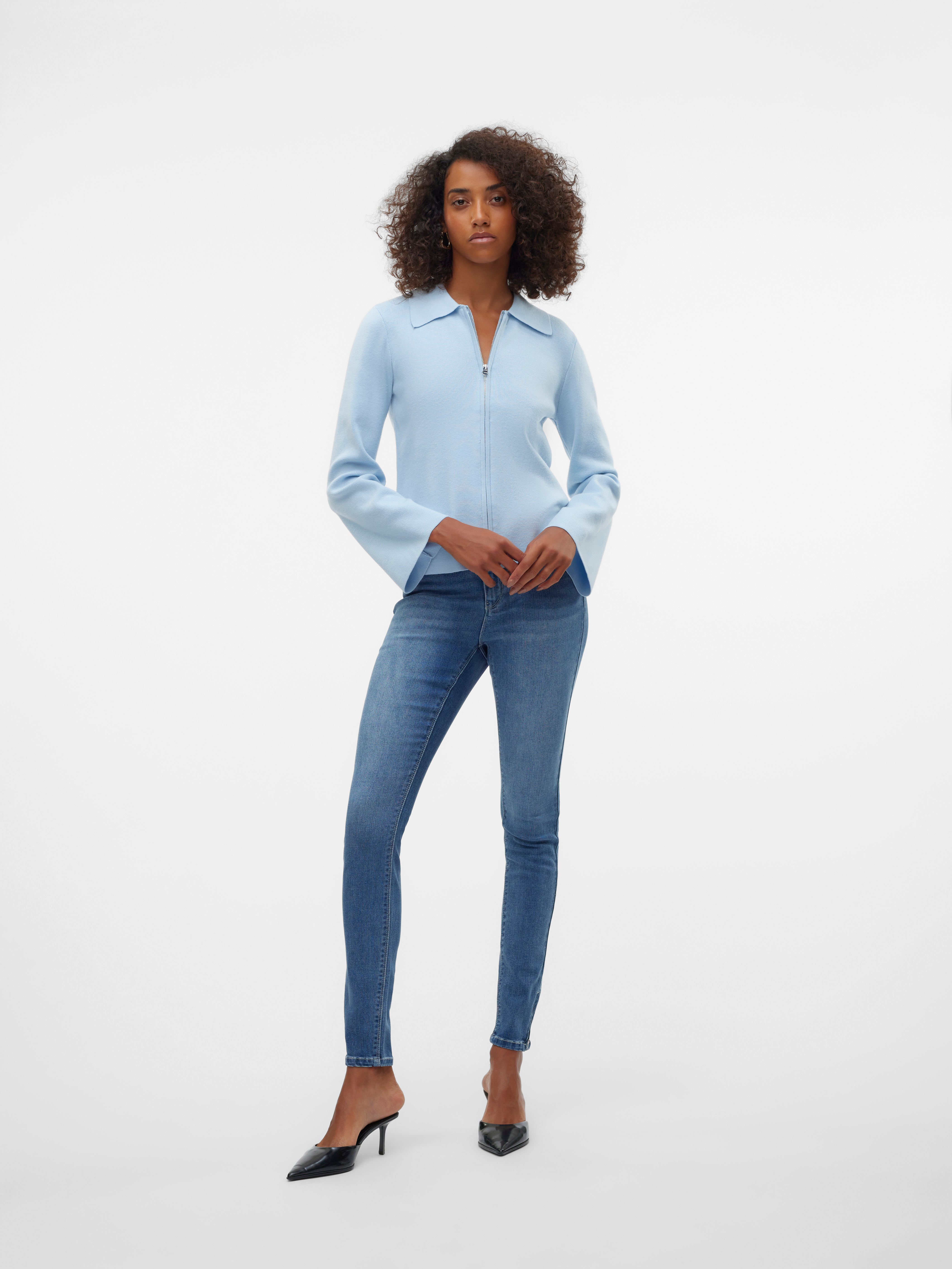 VMPOSH Mid Rise Skinny Fit Jeans