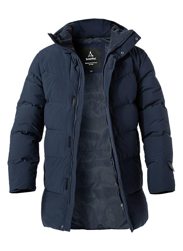 Schöffel, Daunenmantel Cers, Mikrofaser winddicht, navy