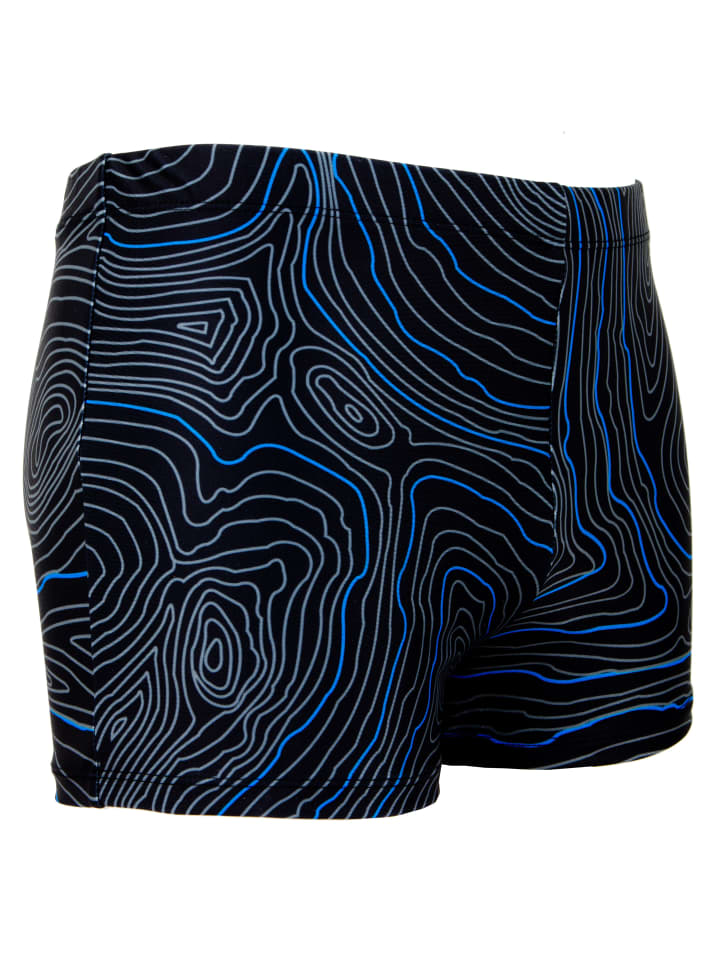 GUGGEN MOUNTAIN Badehose Linien in Blau günstig kaufen