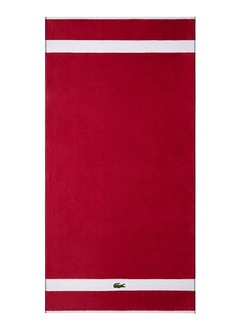 Prosop de baie Lacoste bleumarin din bumbac organic - 70 x 140 cm