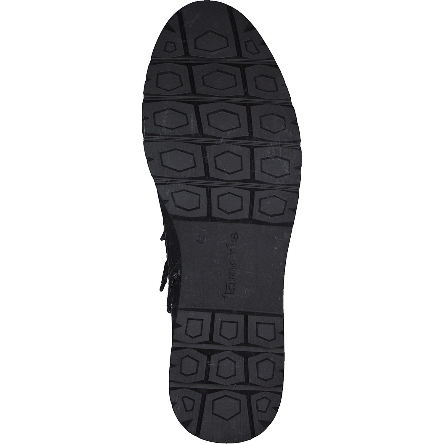 Tamaris 25280, Schnürstiefeletten, Damen, BLACK MATT
