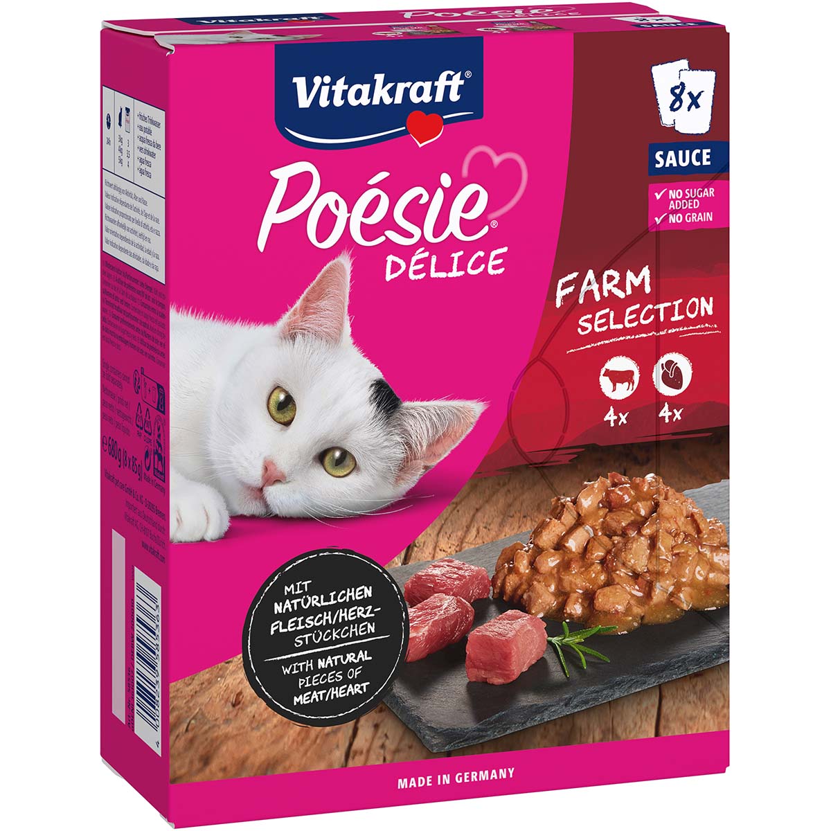 Vitakraft Poésie Délice Farm Selection 8x85g kaufen bei ZooRoyal
