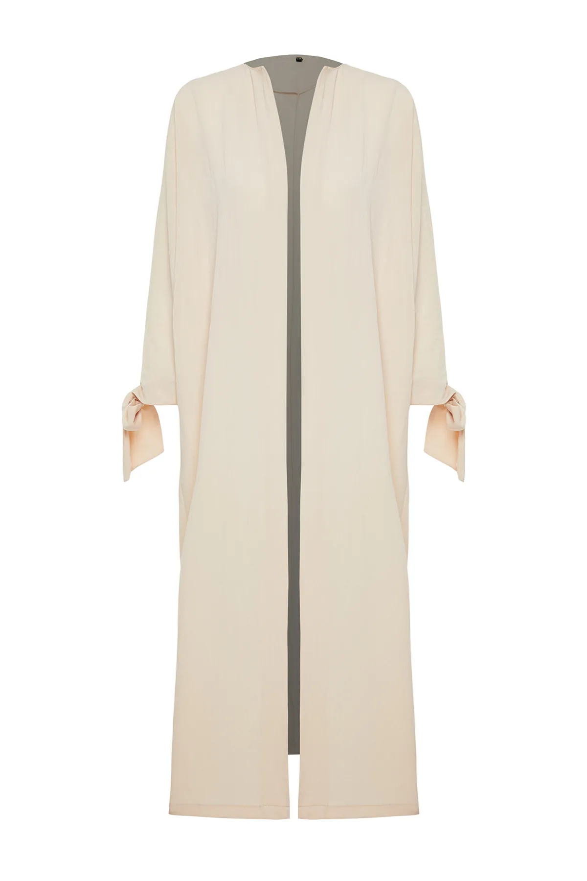 Trendyol Modest  Stein Bequeme Passform Gewebte Aerobin Lange Kappe & Ferace & Abaya TCTSS24KK00005