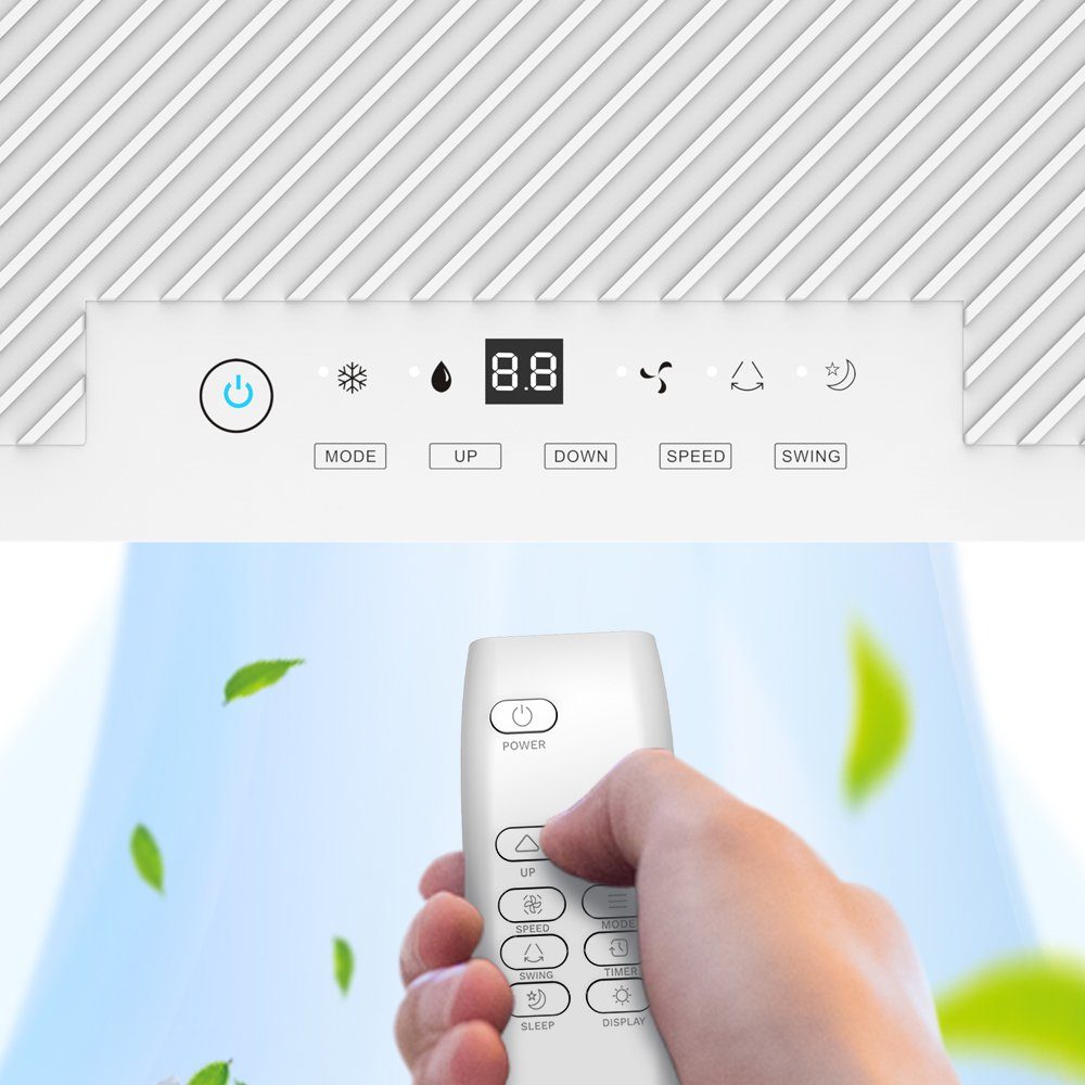 CHiQ 3-in-1-Klimagerät Mobile Klimaanlage Klimagerät Luftentfeuchter 9000 BTU