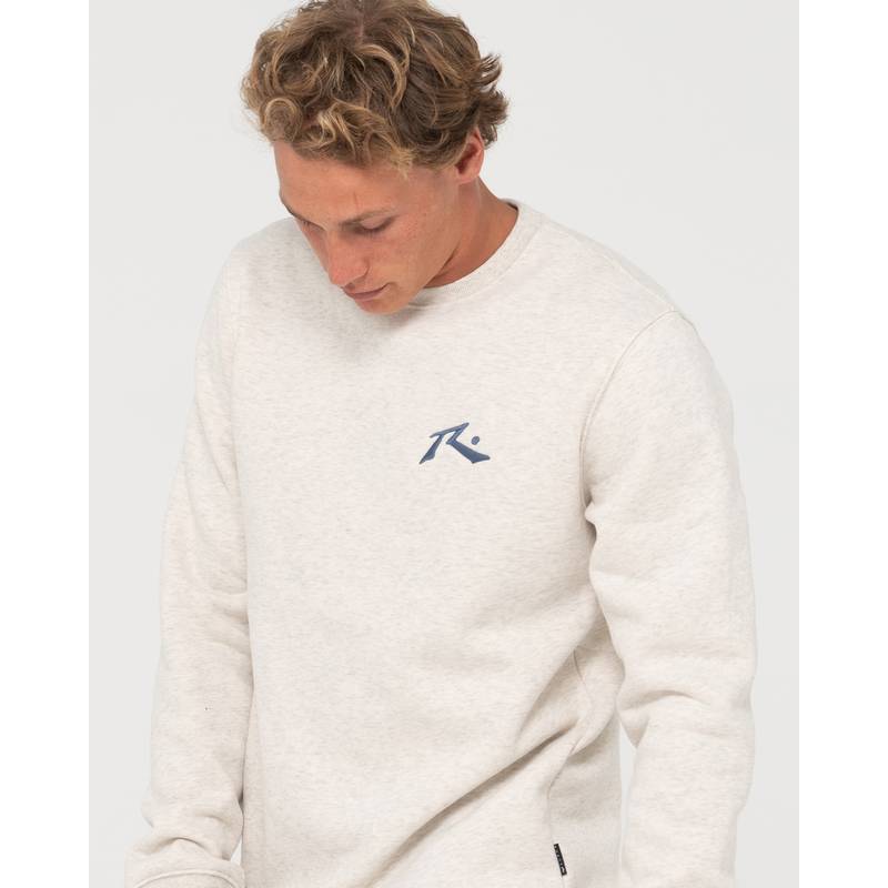 RUSTY ONE HIT WONDER CREW FLEECE Rundhalspullover Herren