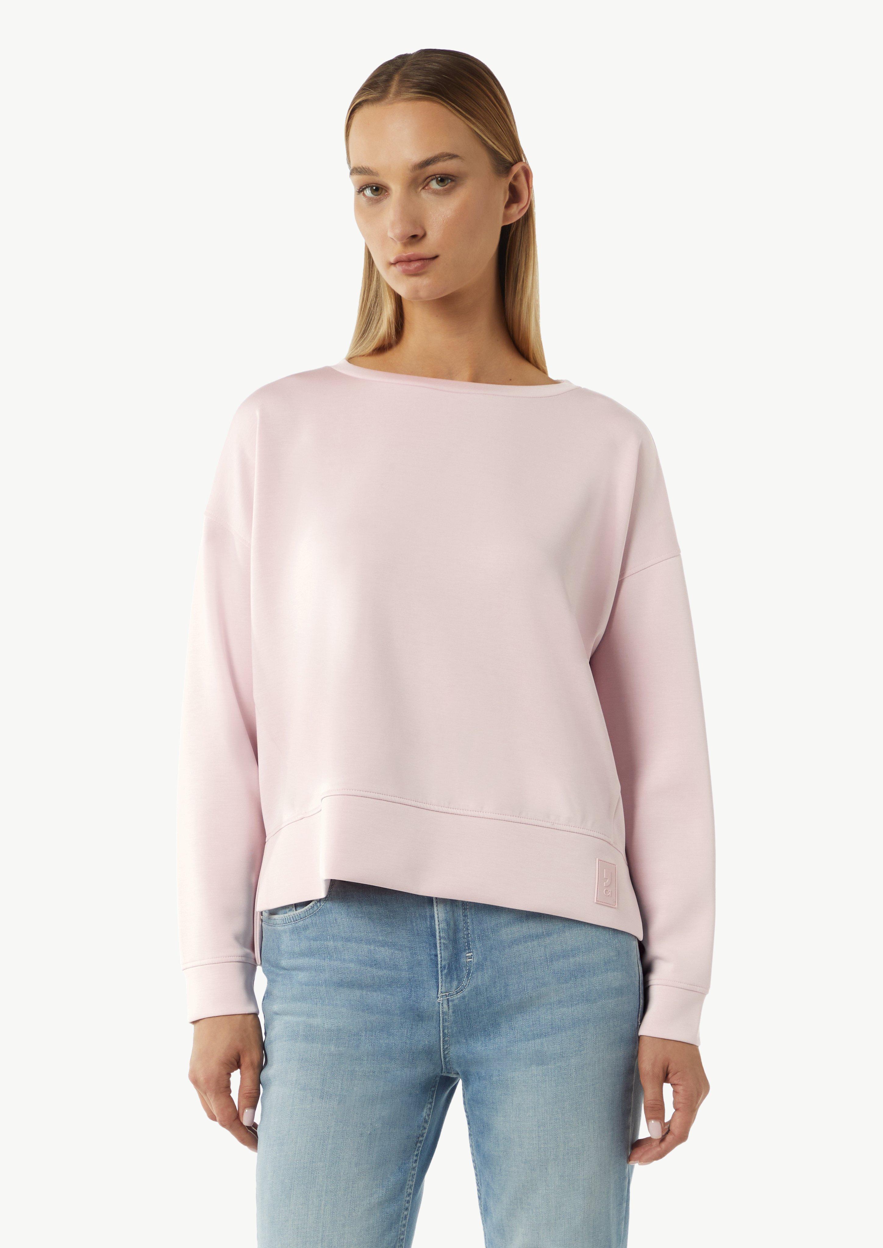 Langarmshirt aus Modalmix - zartrosa