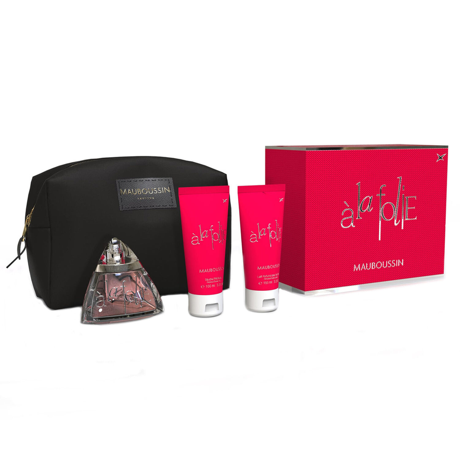 Mauboussin Coffret Eau de Parfum 100 ml + 3 Produits A la Folie pour Elle