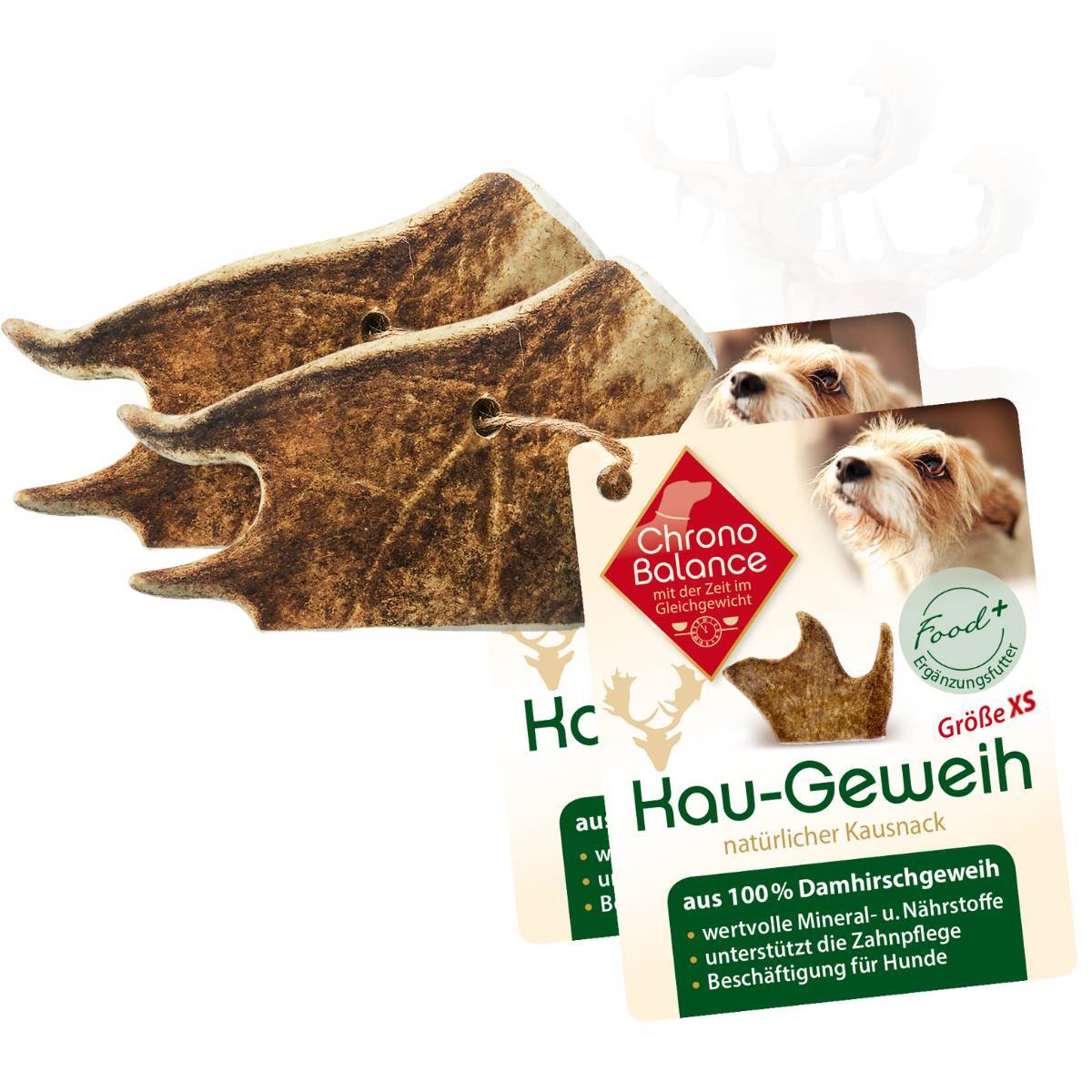 ChronoBalance Snacks ChronoBalance Kaugeweih Damhirsch (S) 2er Paket