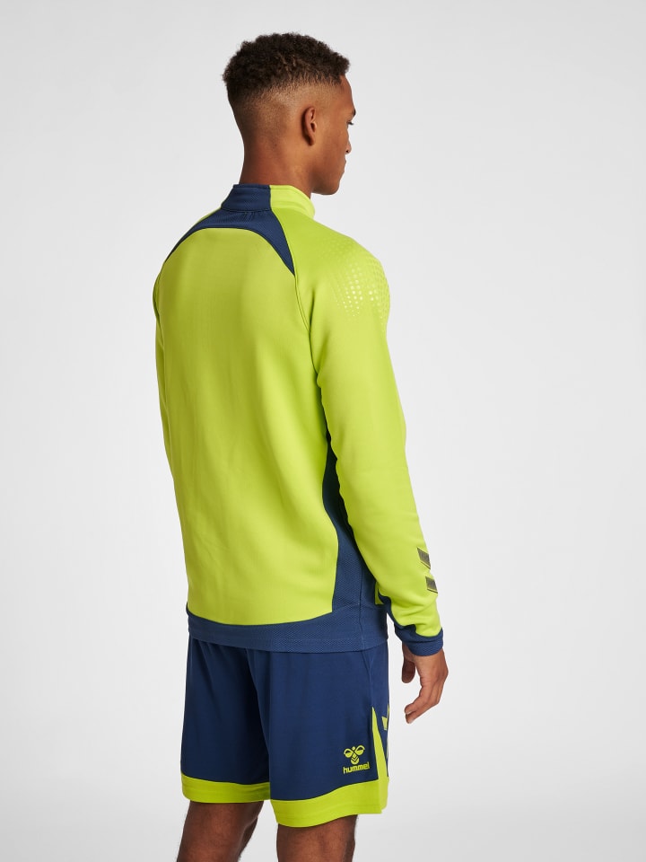 Hummel Hummel Halbreißverschluss Sweatshirt Hmllead Herren in LIME PUNCH günstig kaufen