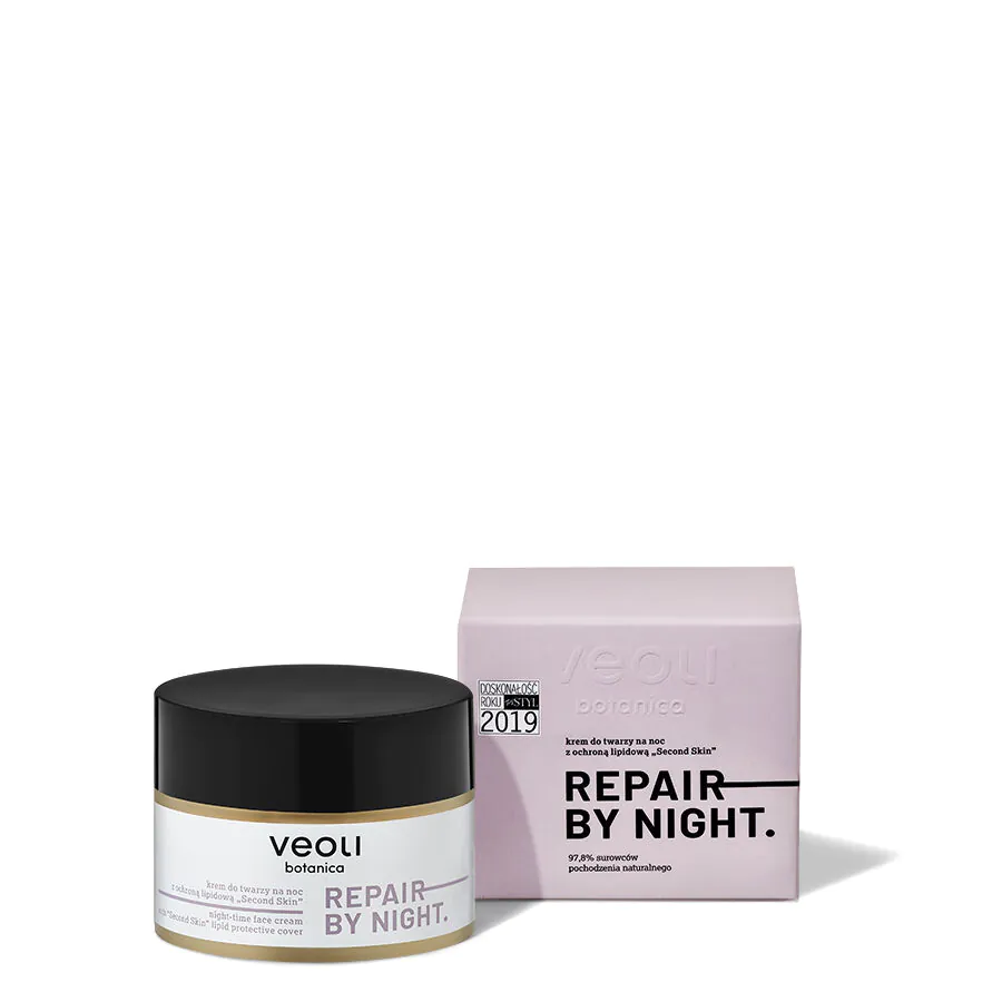 Veoli Botanica Repair By Night noćna krema za lice sa zaštitom lipida, kao druga koža