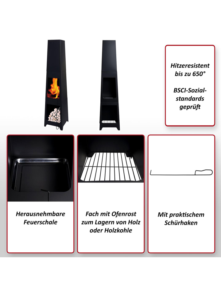 MCW Gartenofen K89 mit Schürhaken günstig kaufen onesize