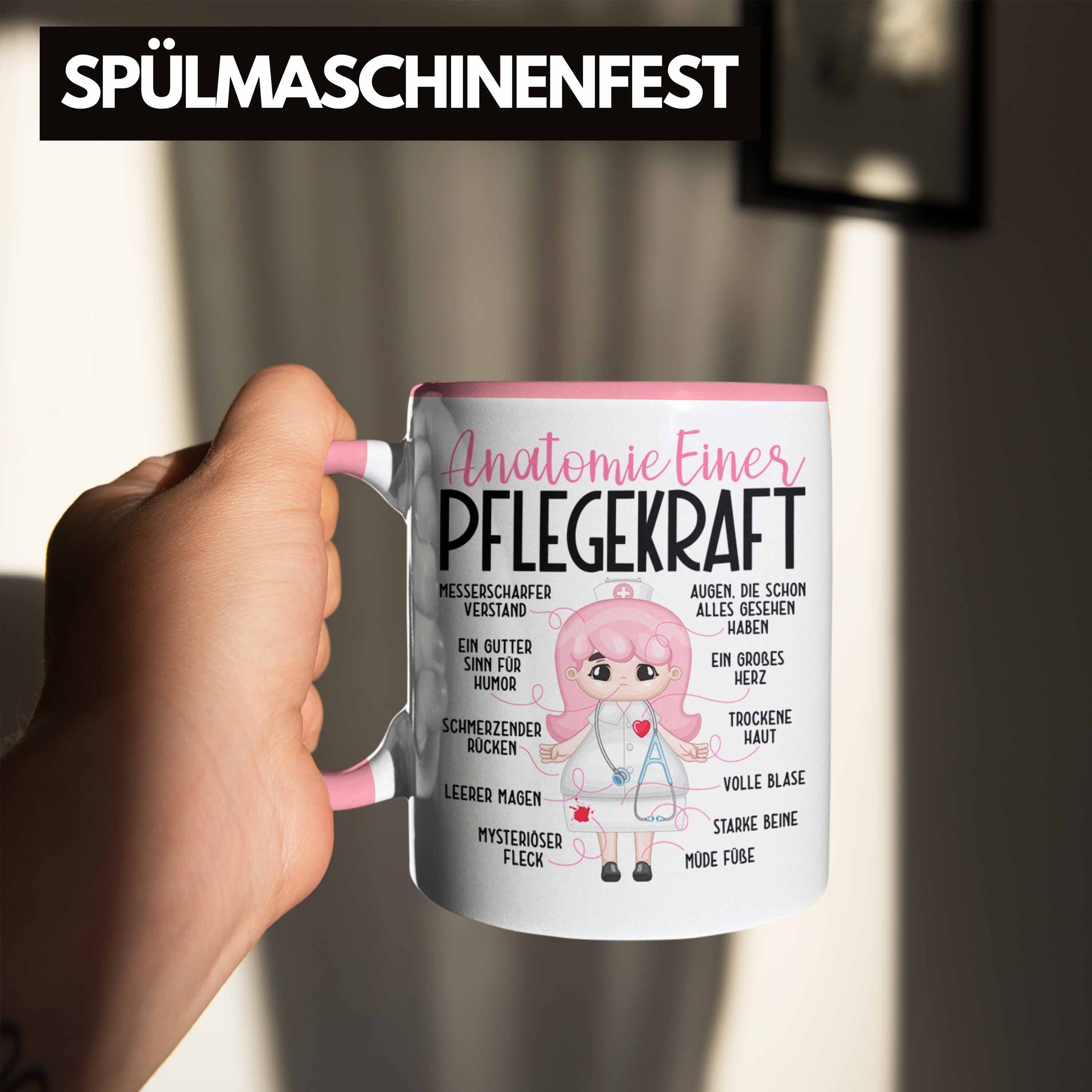 Trendation Tasse Pflegefachkraft Tasse Geschenk Anatomie Einer Pflege Frauen Pflegerin