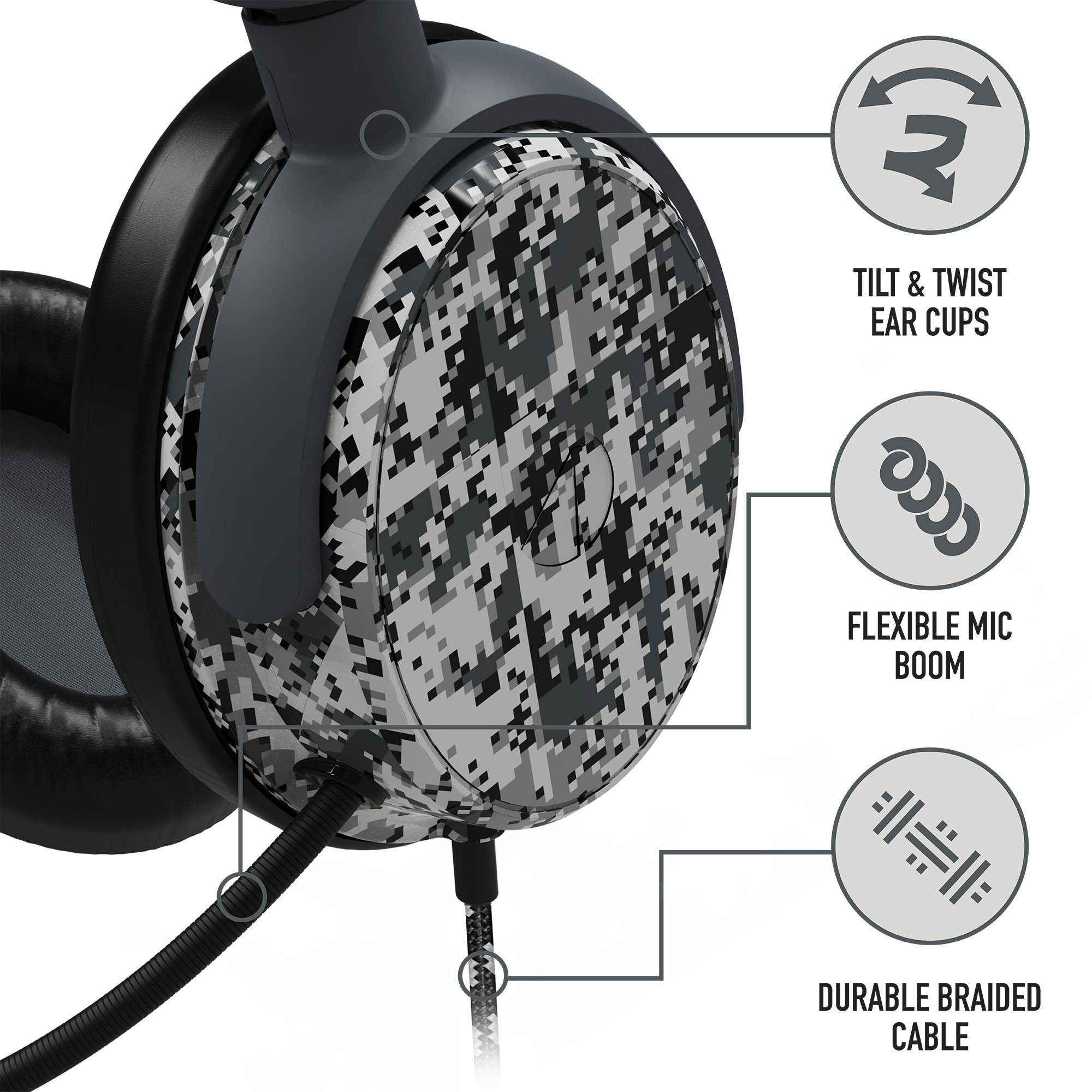 Stealth Multiformat Gaming Headset C6-100 camouflage Gaming-Headset