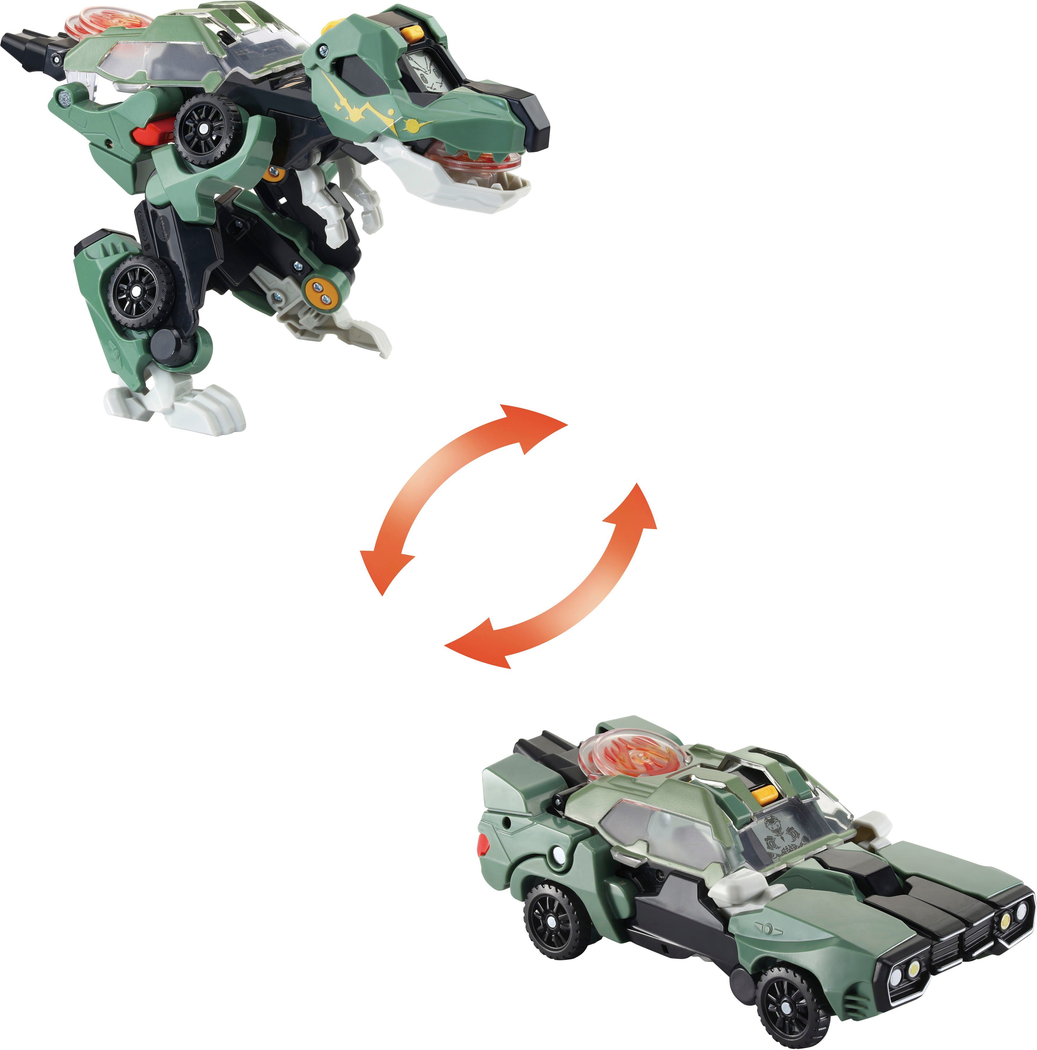 Vtech® Spielfigur Switch & Go Dinos, Fighter Launcher-T-Rex, mit Sound