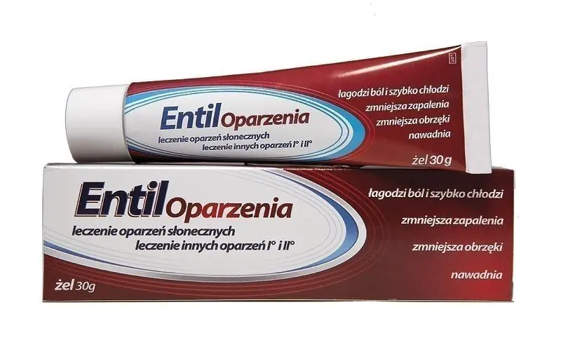Entil Burns, τζελ που υποστηρίζει την αντιμετώπιση εγκαυμάτων