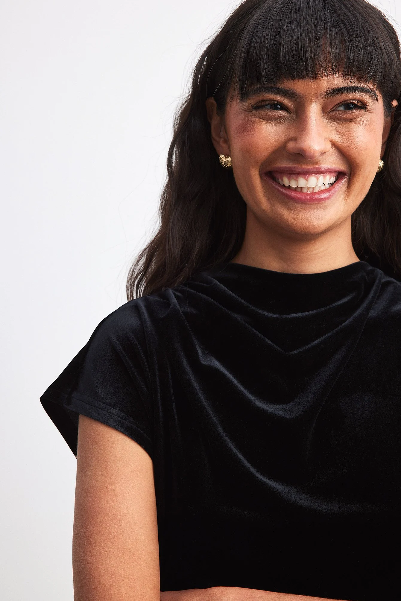 Midikleid mit plissiertem Rock