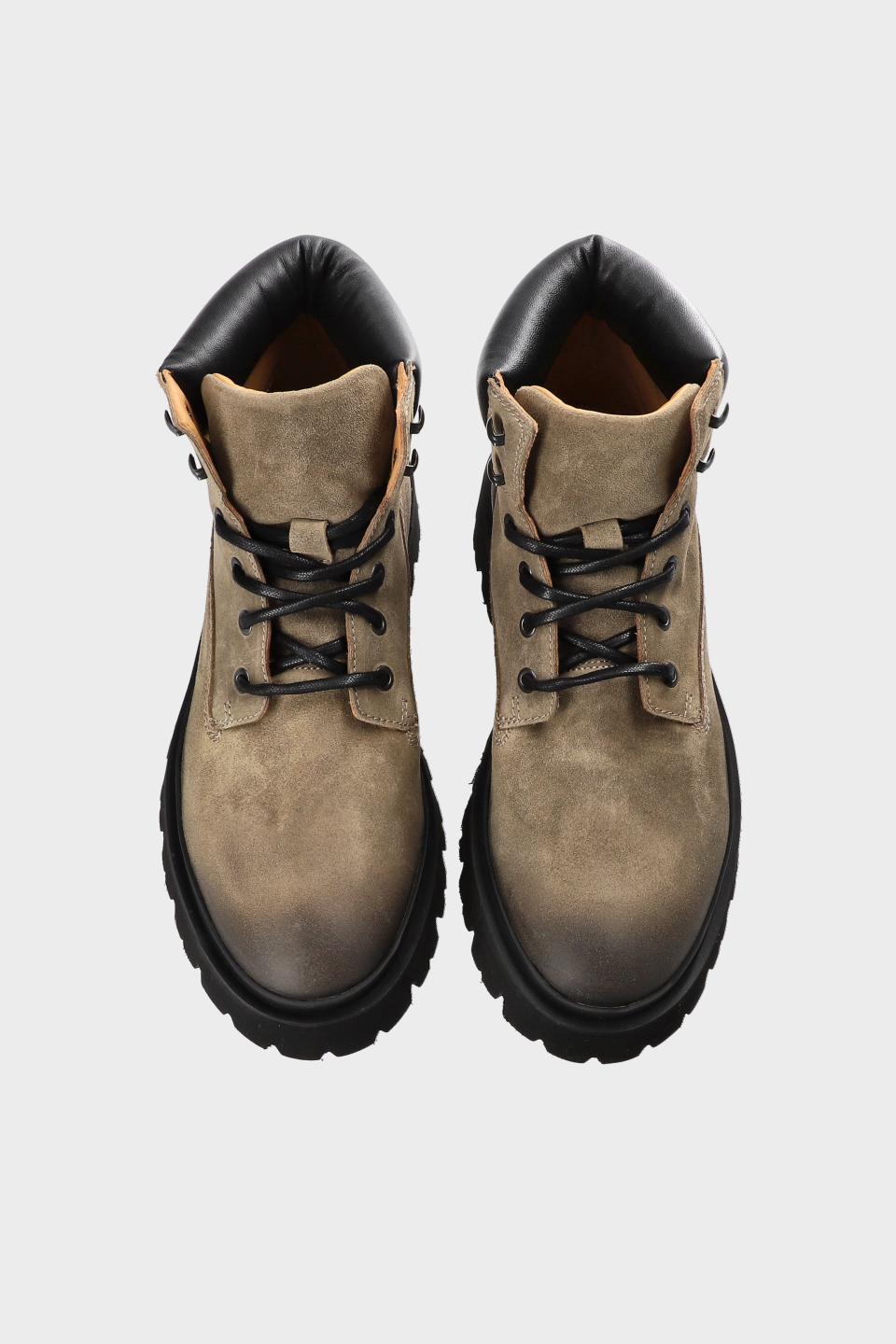 CPH171M waxed suede black/olive