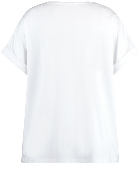 T-Shirt mit abstraktem Print