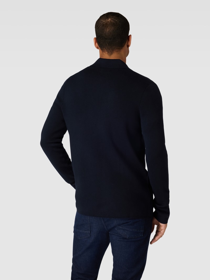 Cardigan mit Knopfleiste in marineblau