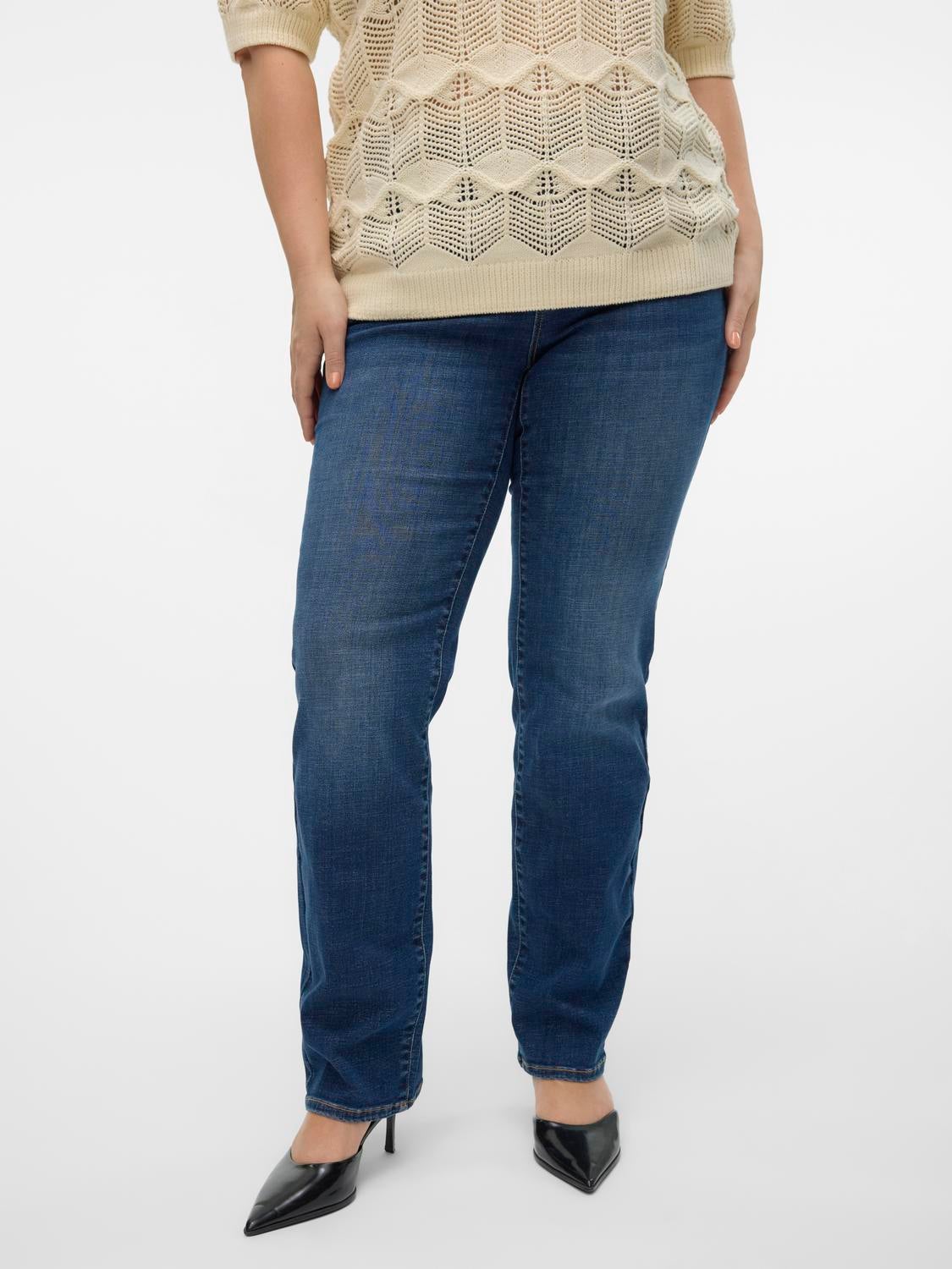 VMCFLASH Mid Rise Gerade geschnitten Jeans