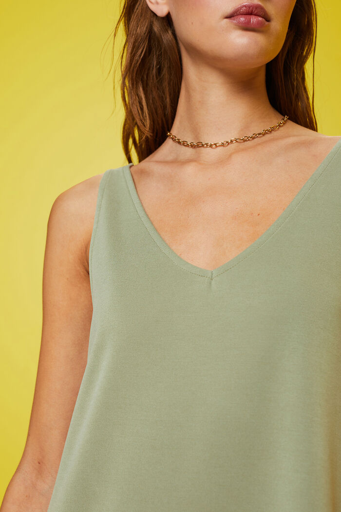 Jerseykleid mit Volantsaum, TENCEL™