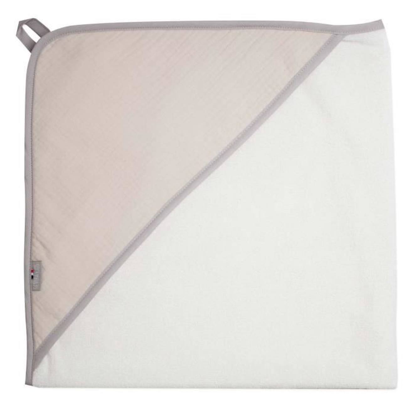 Cape de bain en gaze de coton, Jeanne Beige TU beige