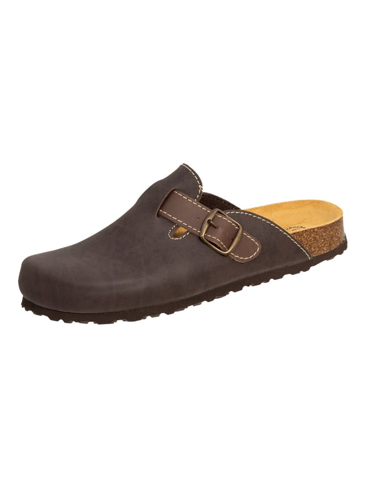 SALIHA Pantoletten Bioline-Pantolette in braun günstig kaufen