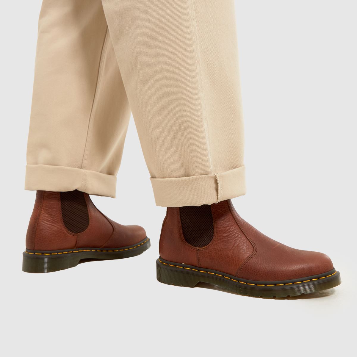 Dr Martens 2976 chelsea-stövlar i brunt