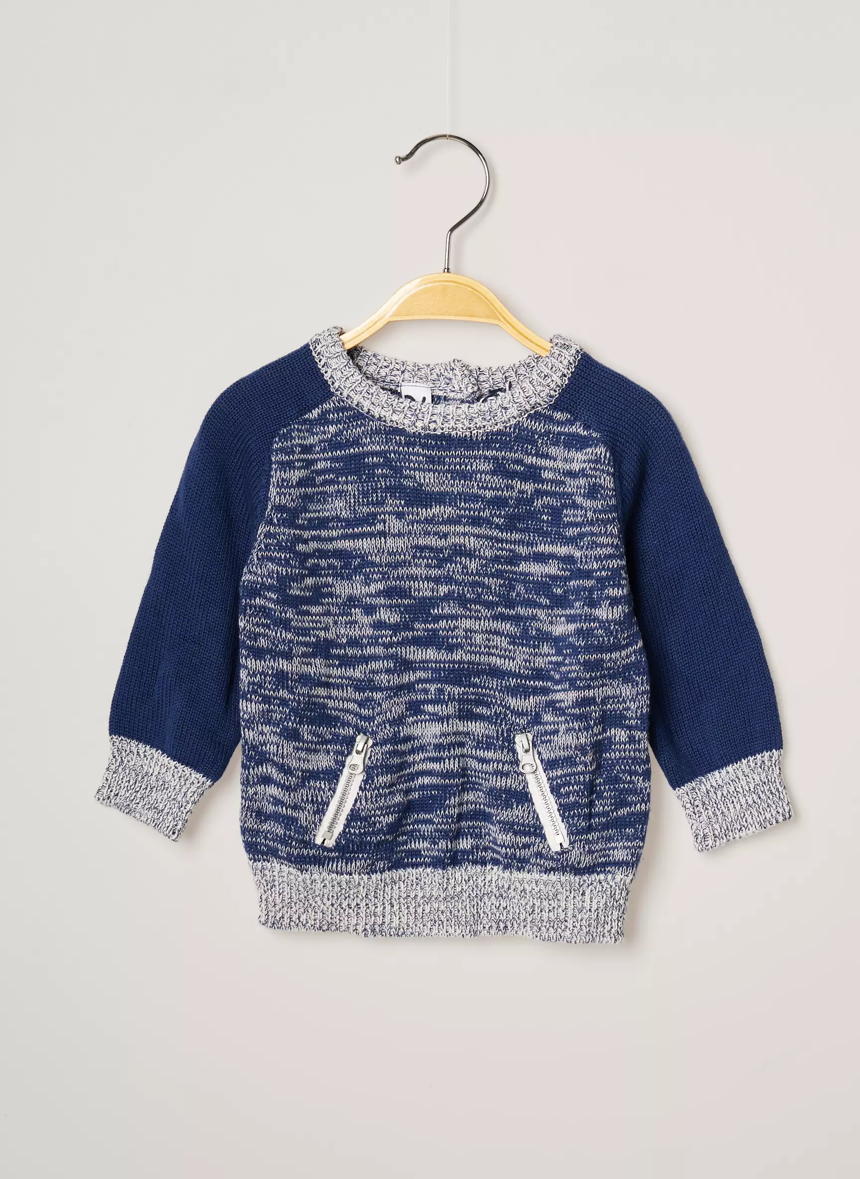 3 Pommes Pulls Garcon couleur bleu