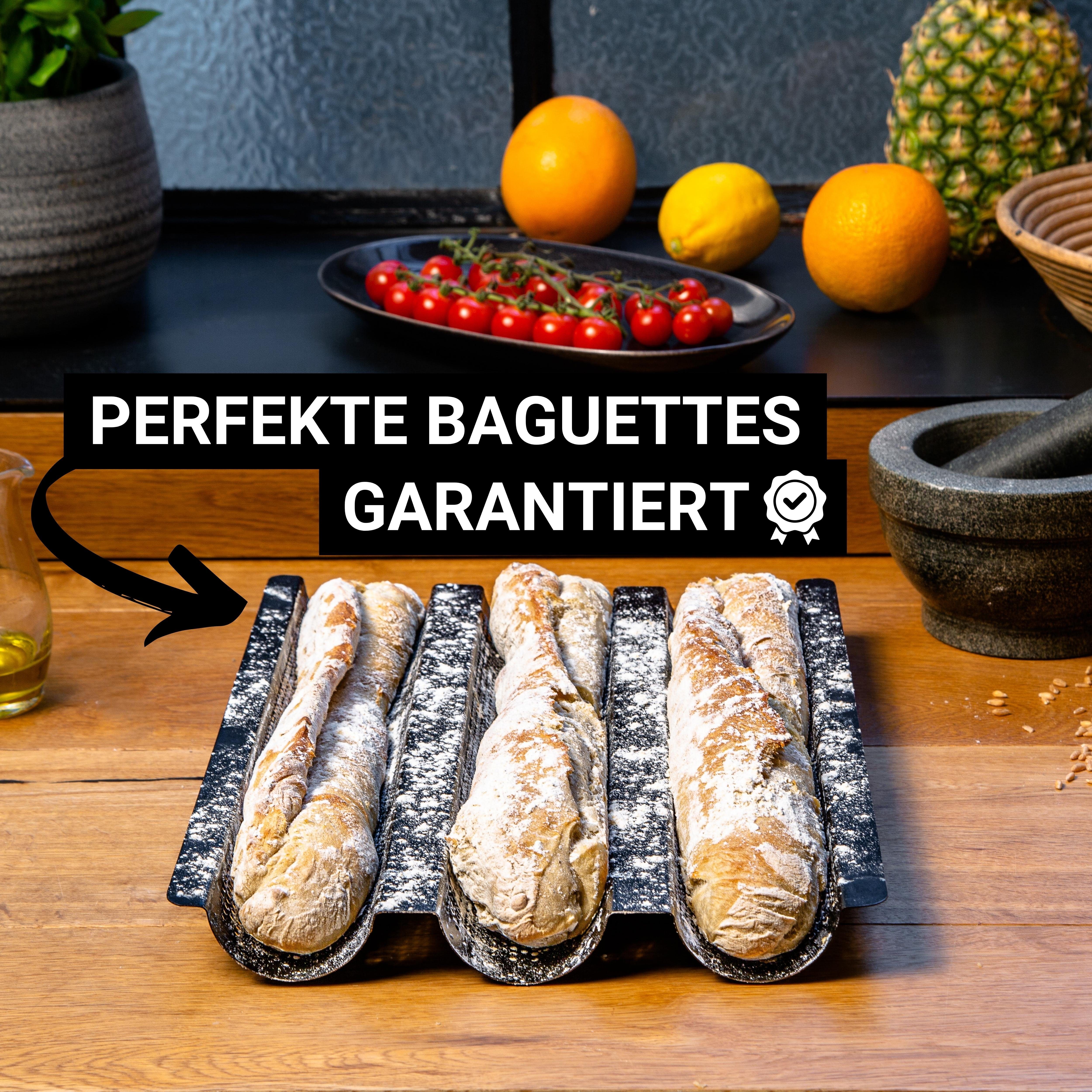 LINFELDT Baguetteblech Premium Baguette Backblech mit Antihaftbeschichtung