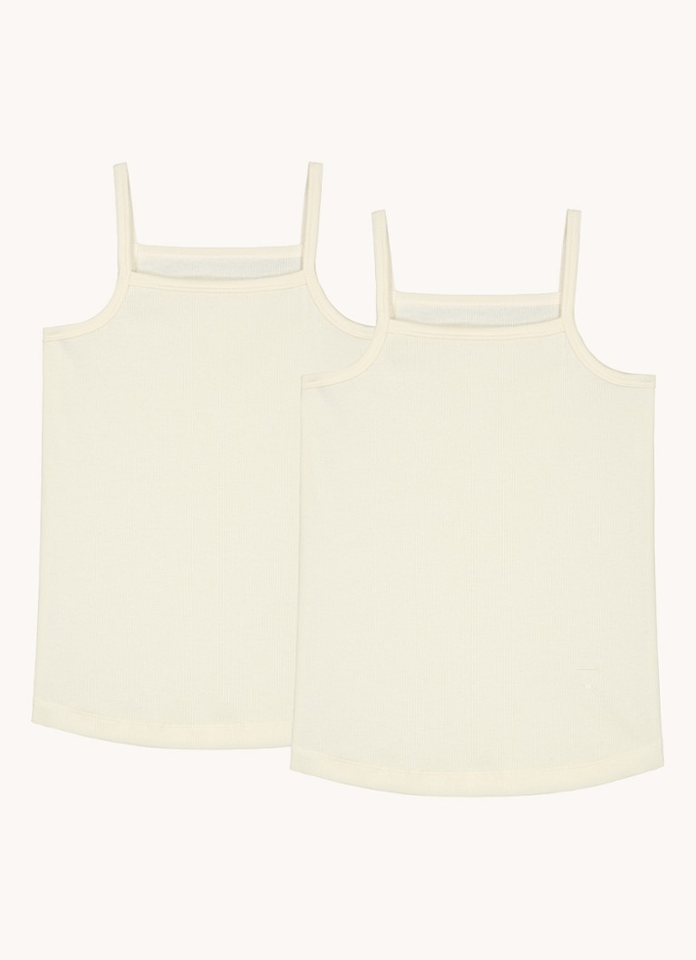 Set de 2 maiouri cu nervuri din amestec de bumbac organic Gray Label