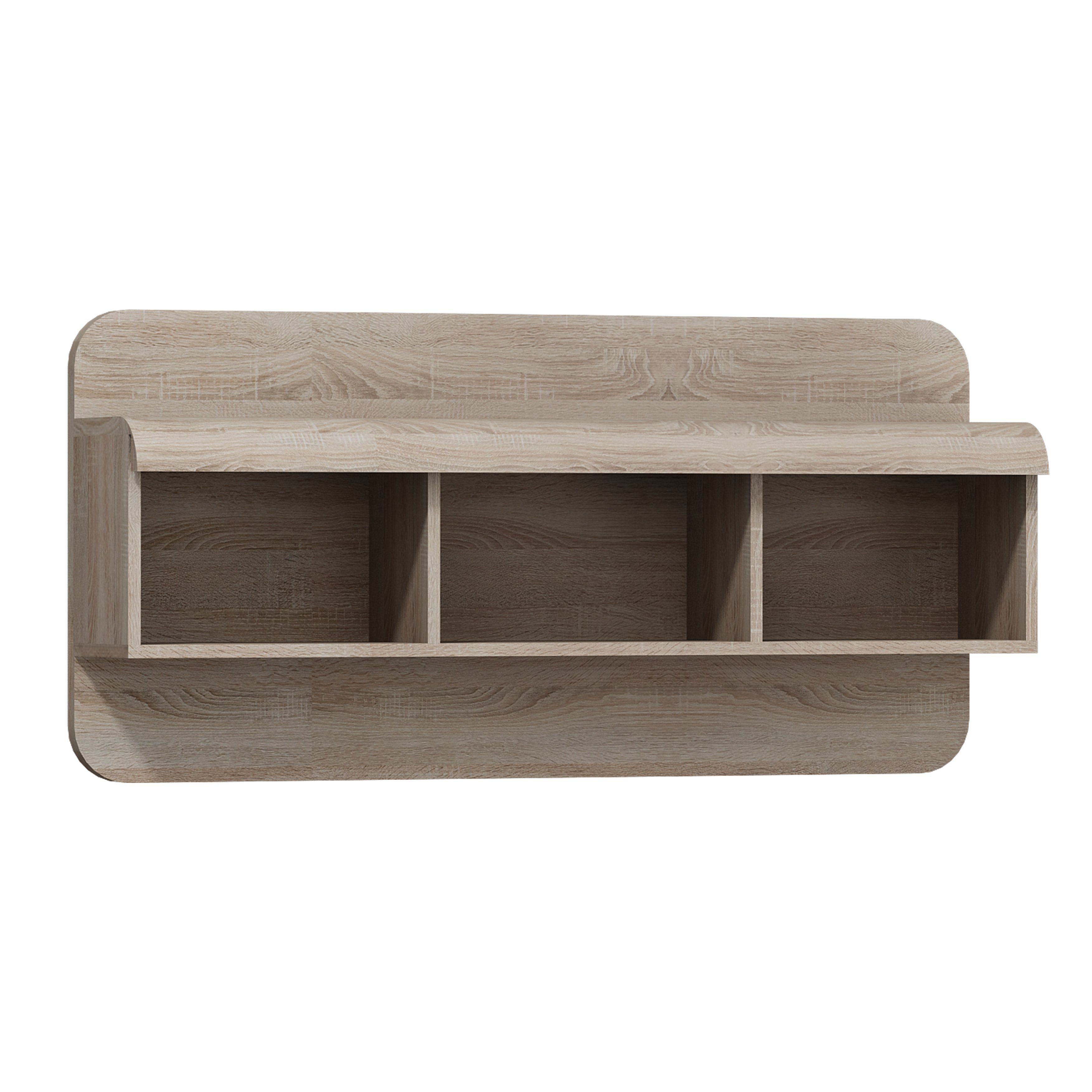 Furnix Wohnwand LIRYA Vitrinen niedrig und hoch, TV-Schrank, Couchtisch und Regal, hochwertig, Gesamt: B228,2 x H49,2 x T40 cm, made in EU