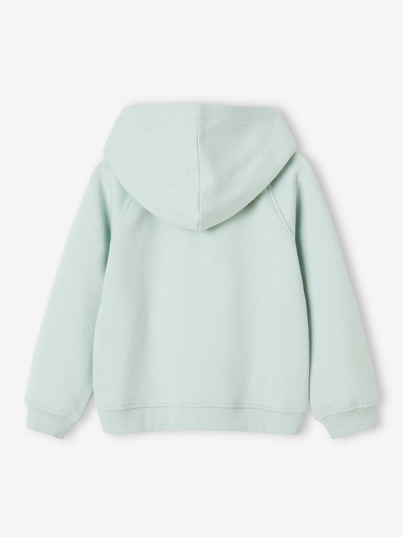 Vertbaudet Mädchen Kapuzensweatjacke Oeko-Tex - grün