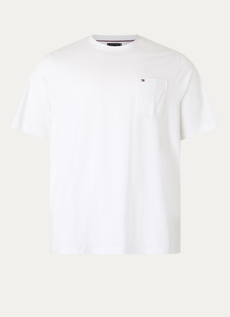 Tommy Hilfiger majica kratkih rukava s džepom na prsima i vezom logotipa