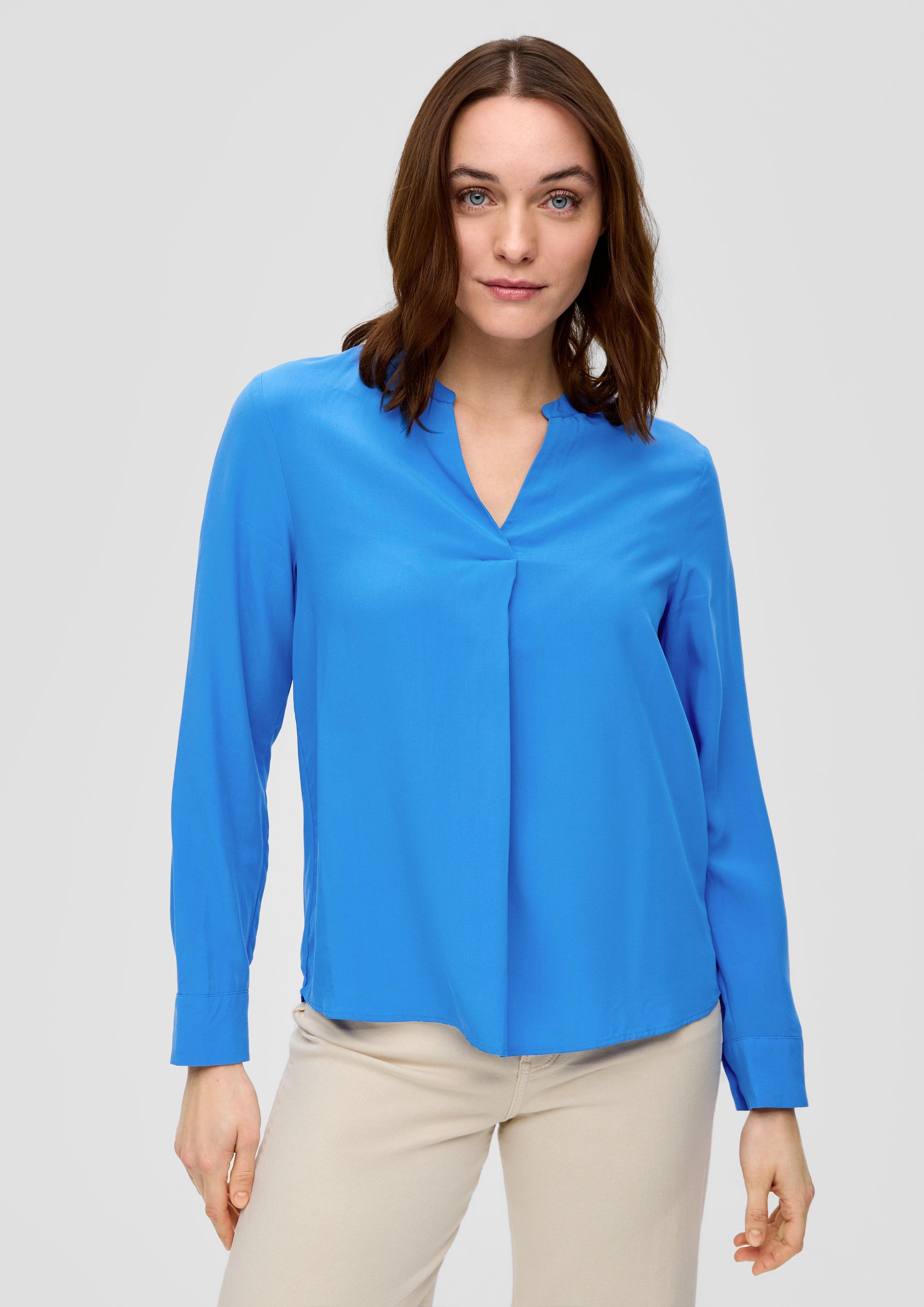 Viskosebluse mit Tunika-Ausschnitt  2142221-5531