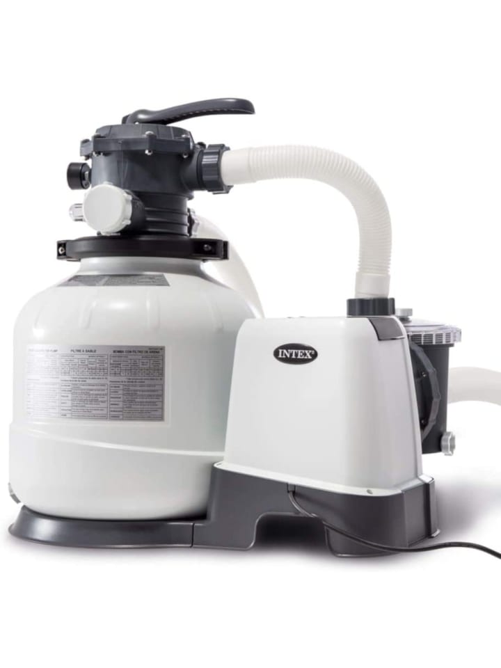 Intex RCD Sandfilterpumpe (12m³l/hr, bis 42m³ Pool) in weiß günstig kaufen onesize
