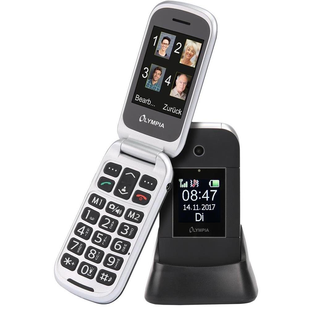 OLYMPIA OFFICE Janus Großtasten-Mobiltelefon Seniorenhandy (Großtastenhandy, Dual Display, große Tasten)