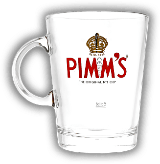 Pimm's No.1 Henkelglas 0,3 Liter mit 5cl Eichstrich Pimm's No.1 Henkelglas 0,3 Liter mit 5cl Eichstrich